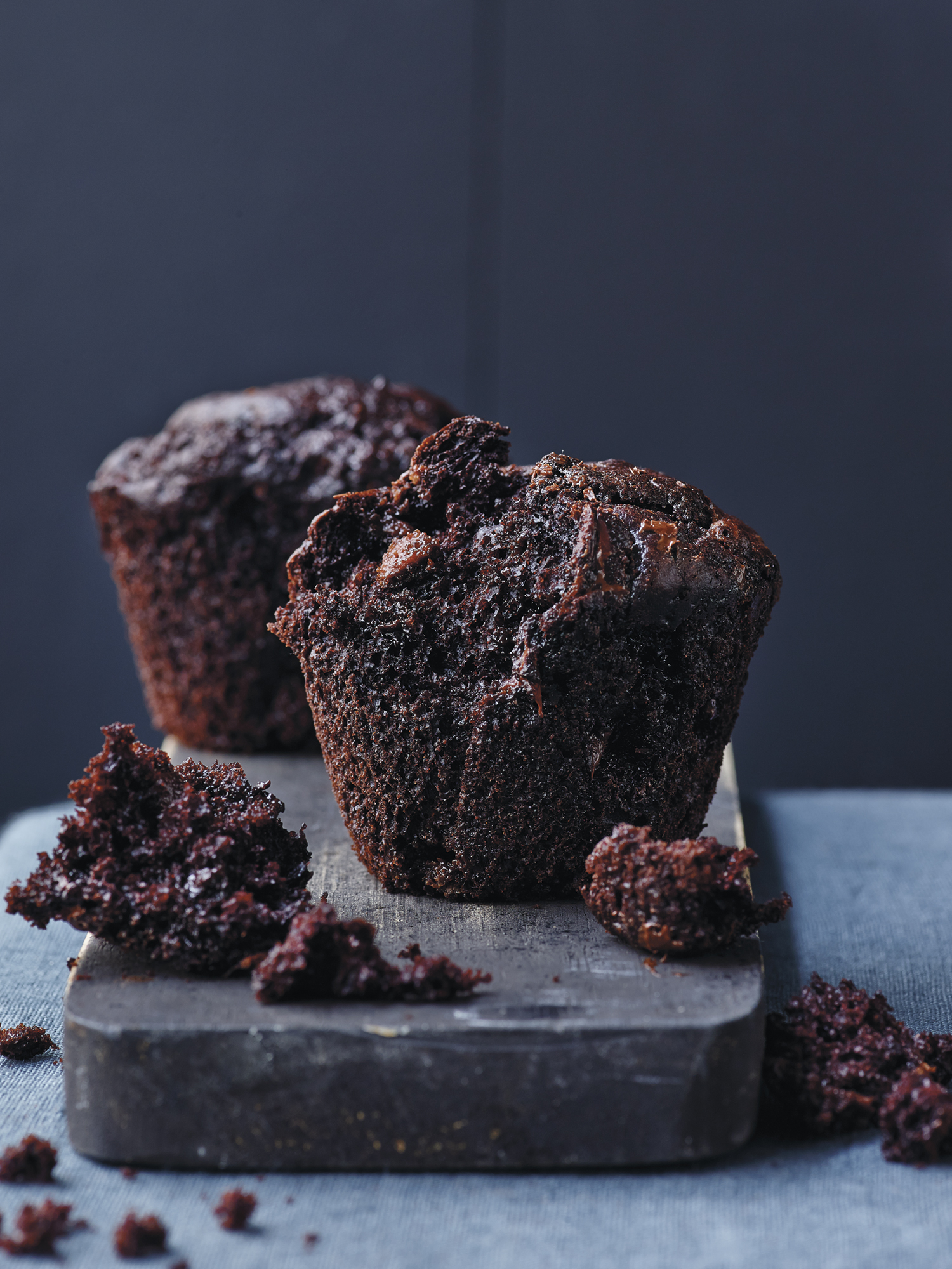 Doble sjokolademuffins